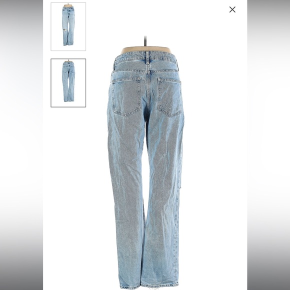 H&M High waist wide leg jeans - Picture 2 of 2